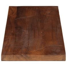 Vidaxl Mizna plošča 70x40x2,5 cm pravokotna trden predelan les