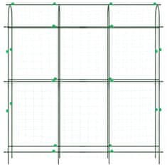 Vidaxl Vrtna oporna mreža za vzpenjavke U-okvir 181x31x182,5 cm jeklo