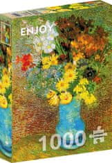 ENJOY Puzzle Vincent Van Gogh: Vaza z marjeticami in anemoni 1000 kosov