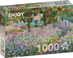 ENJOY Puzzle Claude Monet: Monetov vrt v Givernyju 1000 kosov