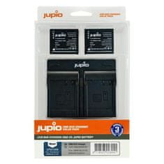 Jupio Komplet 2x DMW-BLG10 - 900 mAh + dvojni polnilec USB