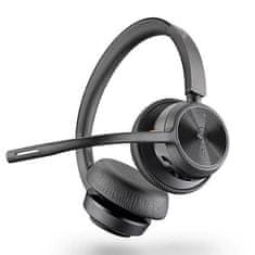 Poly Brezžične Bluetooth slušalke z mikrofonom Plantronics Voyager 4320 MS UC črne (218475-02)