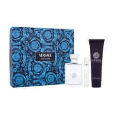 Versace Pour Homme Set toaletna voda 100 ml + toaletna voda 10 ml + gel za prhanje 150 ml za moške