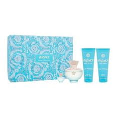 Versace Pour Femme Dylan Turquoise Set toaletna voda 100 ml + toaletna voda 5 ml + gel za prhanje 100 ml + gel za telo 100 ml za ženske