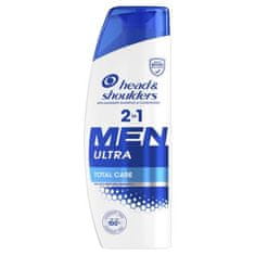 Head & Shoulders Men Ultra Total Care 2in1 330 ml vlažilen šampon in balzam proti prhljaju za moške