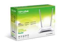 TP-Link "Brezžični usmerjevalnik N 300 Mb/s, 802.11b/g/n, 2T2R, 300 Mb/s pri 2,4 GHz, 5 priključkov 10/100M, 2 fiksni anteni, IPv6