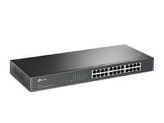 TP-Link TL-SF1024 - stikalo, 24 x 10/100 Mbs + 1 povezava navzgor, 19" omara