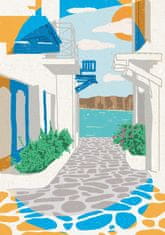 Pelcasa A Street In Greece - 21x30 cm 