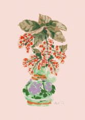 Pelcasa Blooming Vase In Red - 21x30 cm 