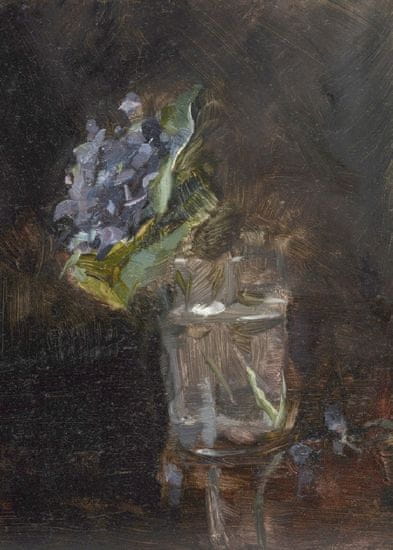 Pelcasa Bouquet Of Violets In A Vase (1882) - 21x30 cm