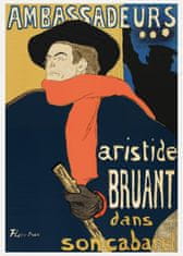 Pelcasa Ambassadeurs Aristide Bruant Dans Son Cabaret (1892) - 50x70 cm 