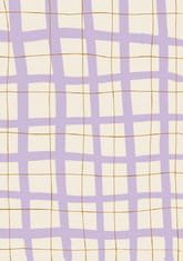 Pelcasa Lilac Grid - 70x100 cm 