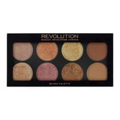 Makeup Revolution Ultra Blush Palette paletka 8 rdečil 13 g Odtenek golden sugar 2