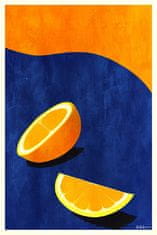 Pelcasa Petit DéJeuner, Deux Oranges - 50x70 cm 