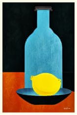 Pelcasa Bottle With (Lonesome) Lemon : Skinny Bitch - 50x70 cm 