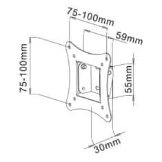 Techly Techly ICA-LCD-900 Stenski Nosilec za Zaslon 30"