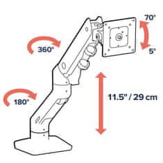 Ergotron Ergotron HX Namizni Stojalo za Monitor - Belo