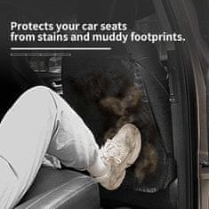 Netscroll Zaščitne obloge za sedeže v avtu (2 kosa), velike obloge za zaščito pred udarci za otroke, avtomobilske prevleke za sedeže za zaščito pred blatom, madeži, praskami, vodoodporne, 60x45 cm, NoKickPad