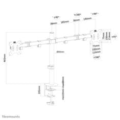 slomart Nosilec monitorja Neomounts za mizo