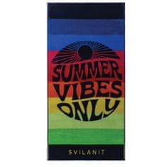 Svilanit Summer Vibes Only plažna brisača, 80 x 160 cm