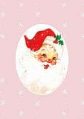 Pelcasa Pink Santa Claus Father Christmas - 30x40 cm 