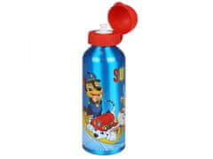 Nickelodeon Psi Patrol Marshall, Chase, Rubble Modra aluminijasta steklenica z ustnikom 500 ml 