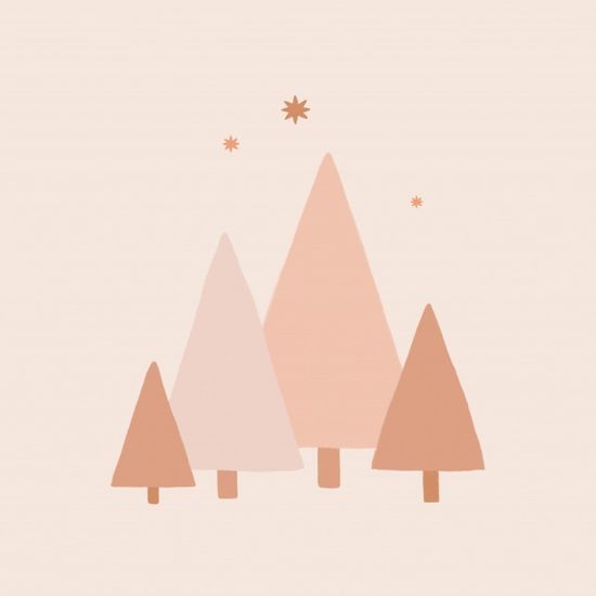 Pelcasa Minimal Trees A Stars - 70x100 cm