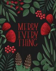 Pelcasa Merry Everything In Black - 70x100 cm 