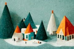 Pelcasa Cute Paper Village - 50x70 cm 