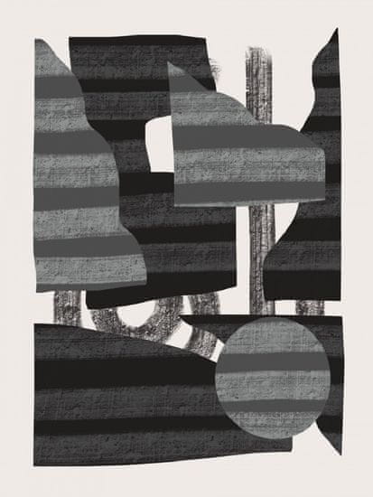 Pelcasa Abstract Stripe Minimal Collage 26 - 50x70 cm