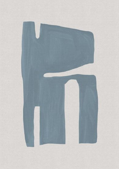 Pelcasa Mid Century Blue Ii - 50x70 cm