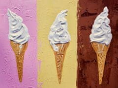 Pelcasa Ice Creams On Neapolitan - 70x100 cm 