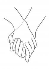 Pelcasa Holding Hands Lines - 50x70 cm 