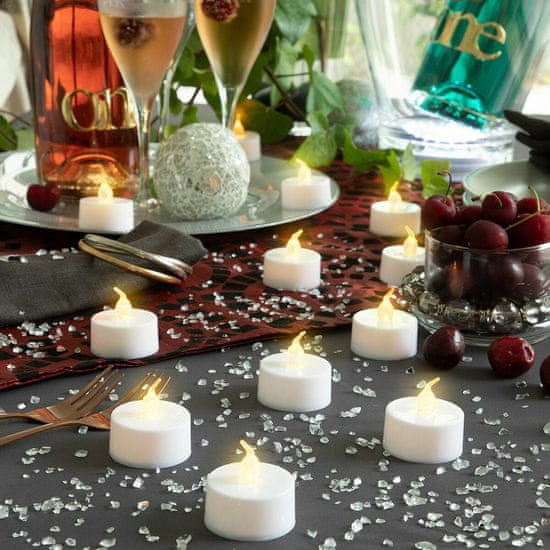 InnovaGoods Set of LED Tealight Candles Romandle InnovaGoods 12 Units