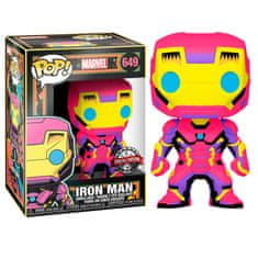 Funko POP figura Marvel Iron Man Black Light Exclusive 