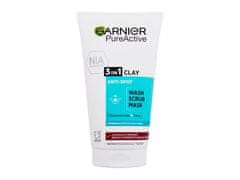 Garnier Garnier - Pure Active 3in1 Clay - Unisex, 150 ml 