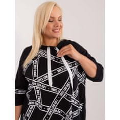 RELEVANCE Ženska bluza 3/4 rokav plus size črna RV-TU-7598.94_408394 Univerzalni