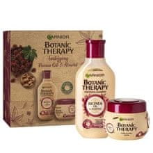 Garnier GARNIER - Botanic Therapy Set - Cosmetic set for weak and brittle hair with castor and almond oil 