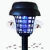 2x solarna svetilka proti komarjem, vodoodporna, ubijalec komarjev in svetilka za odganjanje komarjev, brez kemikalij, senzor gibanja, zunanja ali notranja uporaba, luč proti mrčesu, BugHunt