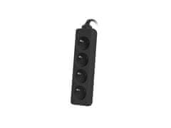 Lanberg LANBERG POWER STRIP 1M BLACK, 4X 230V PL, UPS