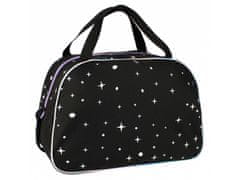 STARPAK Samorog holo Črna torba za čez ramo, športna torba 39x27x16 cm STARPAK 