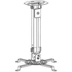 Techly Techly Podaljšek stropne podpore za projektor 545-900 mm srebrn ICA-PM 18M