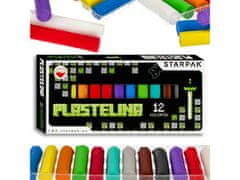 STARPAK Pixel Game plastelin komplet 12 barv 