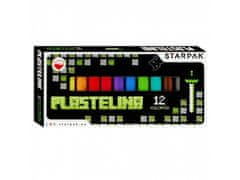 STARPAK Pixel Game plastelin komplet 12 barv 