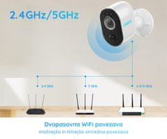 Reolink ARGUS B330 IP kamera, 2K, WiFi, baterija, nočno snemanje, aplikacija