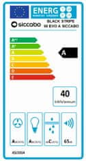 Siccabo Black Stripe 50 Evo kuhinjska napa