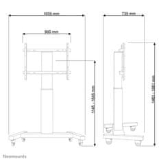 slomart Neomounts by Newstar motorizirano talno stojalo