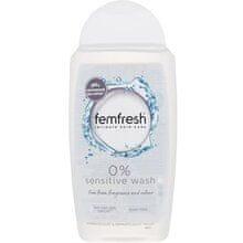 FEMFRESH Femfresh - 0% Sensitive Wash - Šetrný intimní mycí gel pro citlivou pokožku 250ml 