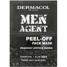 Dermacol Dermacol - Men Agent Peel-Off Face Mask ( 2 x 7,5 ml ) - Slupovací pleťová maska 