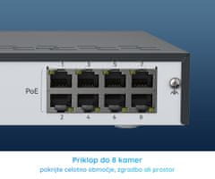 Reolink NVS8 snemalna enota, 2TB disk, priklop do 8 kamer, spomin do 6TB